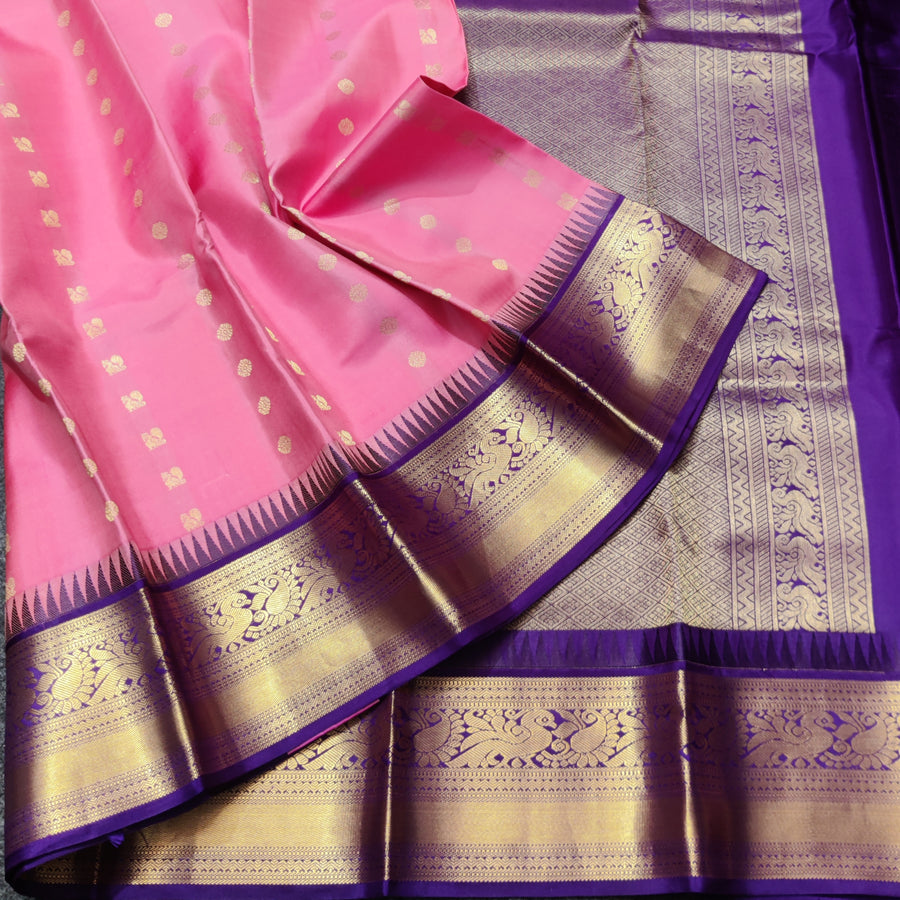50% off Kanchi kuttu vintage Handloom saree - KMP75