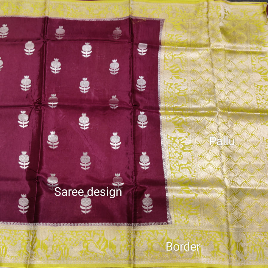 Mashru Silk Saree- MS03