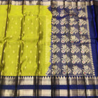 Kanchi Vintage Gap border pattu - KMP349