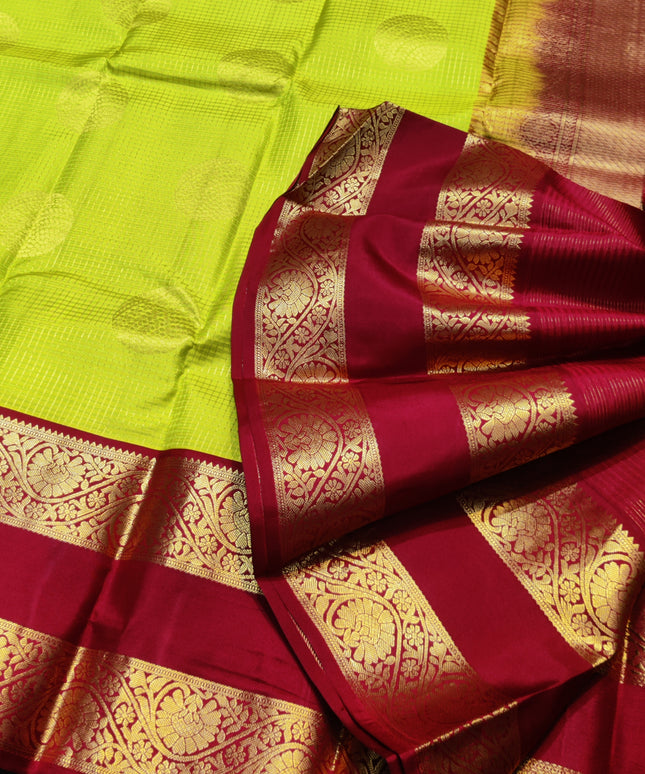 Kanchi Kuttu Vintage Handloom Pattu Saree - KMP3038