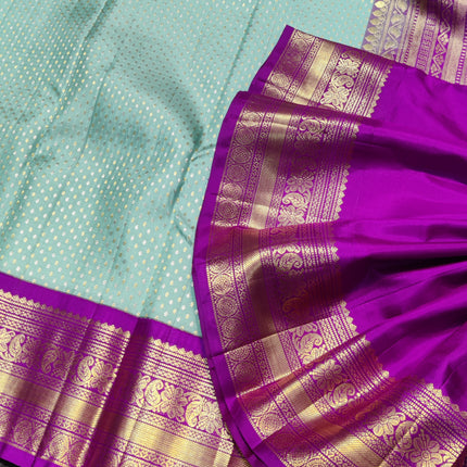 Kanchi pure kuttu border Saree - KMP1297