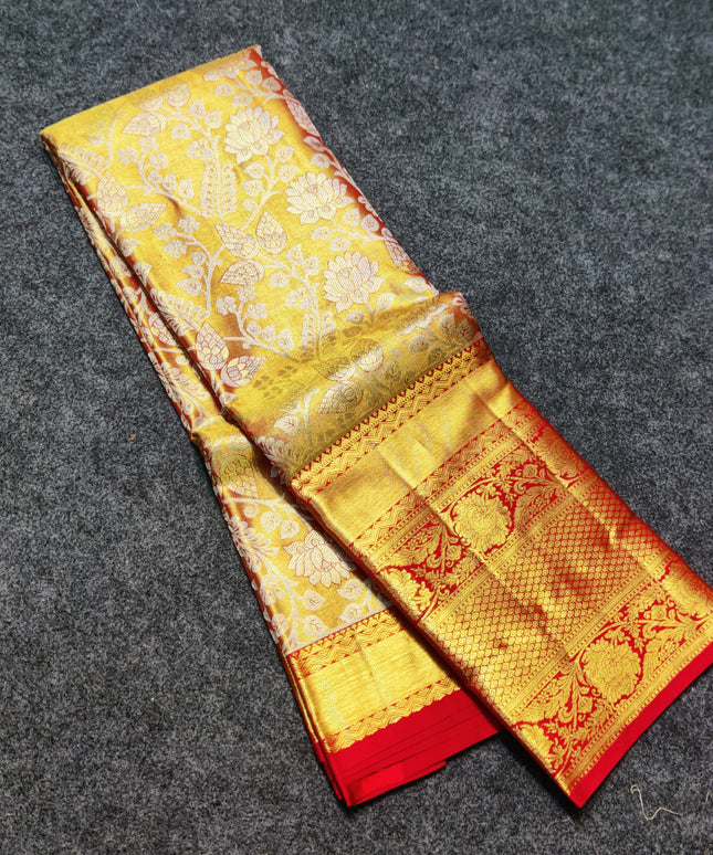 Kanchi Pattu Wedding Sarees @30% Off -KMP959