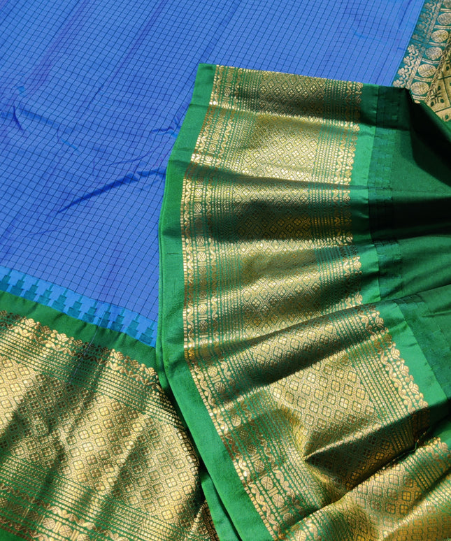 Gadwal Semi Silk Saree - GSM16