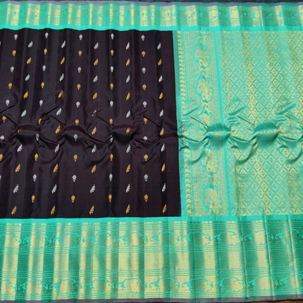 Gadwal pure handloom kuttu silk saree - GPS117