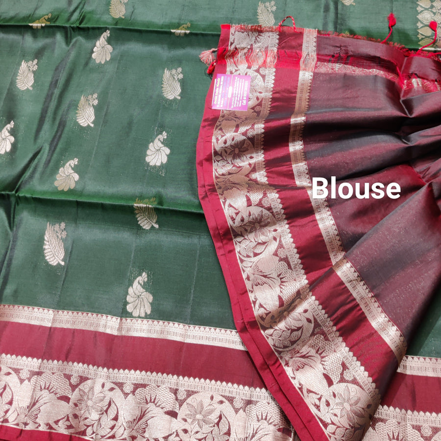 Vintage Lightweight Gap border pattu - LWP424