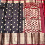 Kanchi Vintage Gap border pattu - KMP252