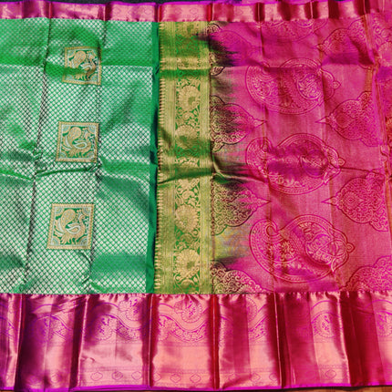 Kanchi pattu half fine Bridal Saree - HF15