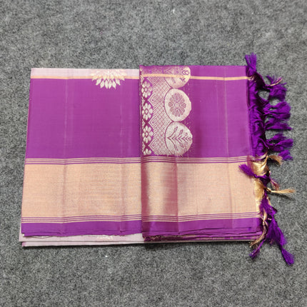 Lightweight pattu Scurt Border Saree - LWP83