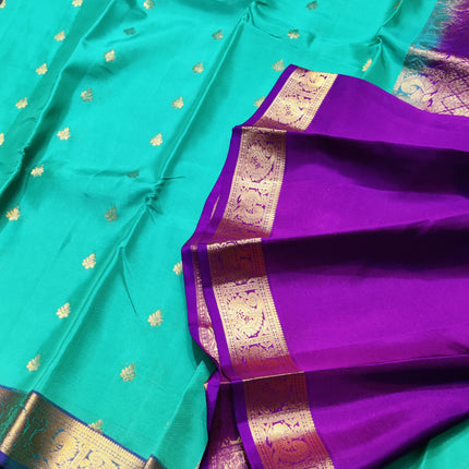 Kanchipattu small border saree - KMP207