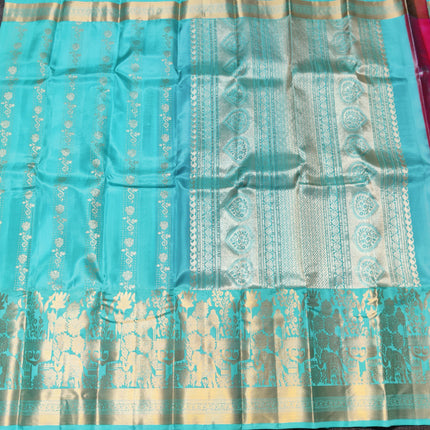 Kanchi pattu pure silk Saree - KMP1275