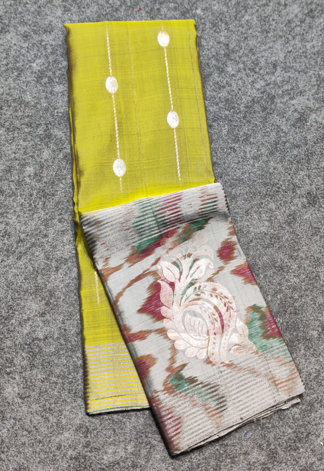 Lightweight Pattu Scurt Border Saree - LWP1076