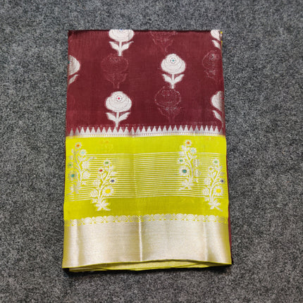 Raw mango silk saree - PRS07