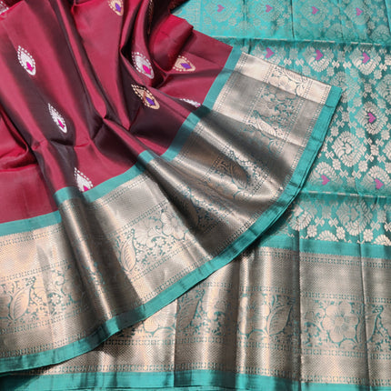 Meenakari kanchi lightweight pattu Saree - KMP3056