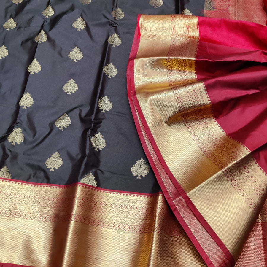 Kanchi semi vintage silk Saree -KS26