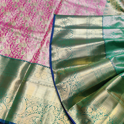 Kanchi pattu half fine Bridal Saree -HF265