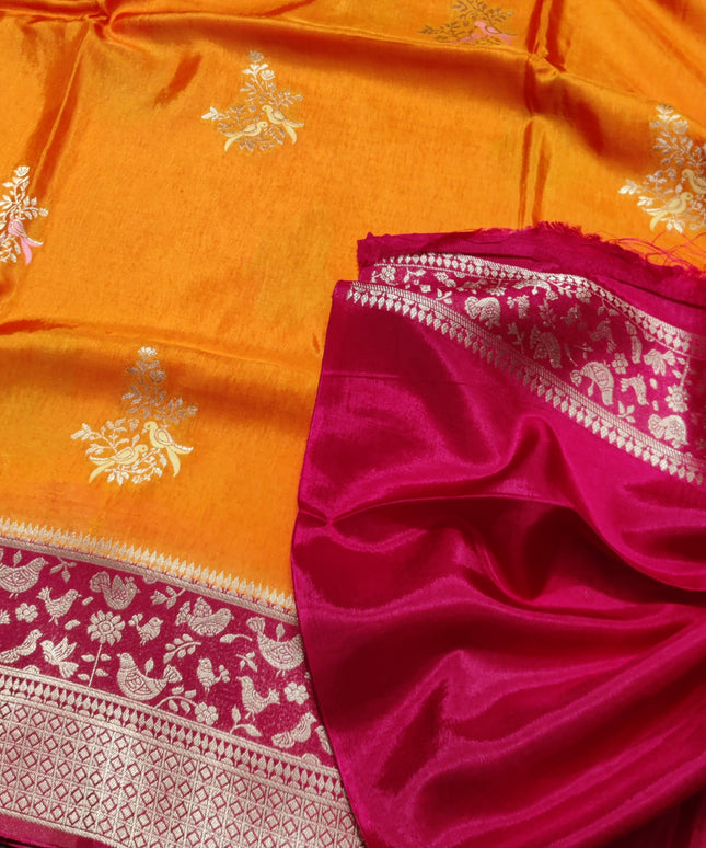 Mashru Silk Saree- MS15