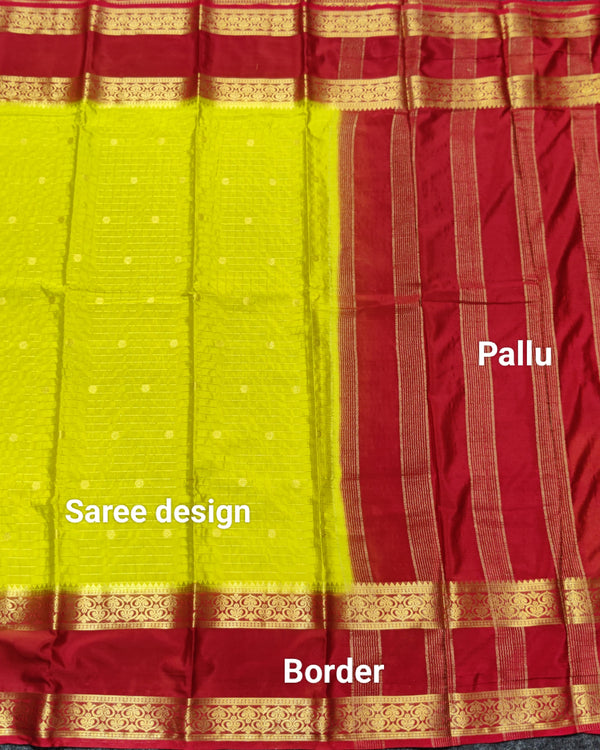 Semi crepe silk saree - SC14 alternate view