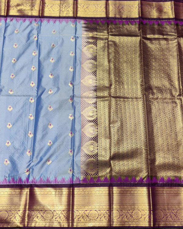 Gadwal Semi Silk Saree - GSM32 alternate view
