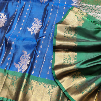 Kanchi Vintage Small border pattu - KMP83