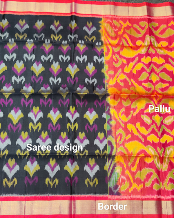 Ikkath Pure handloom silk saree - IKT11 alternate view