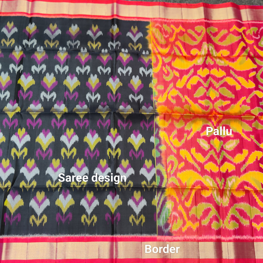 Ikkath Pure handloom silk saree - IKT11