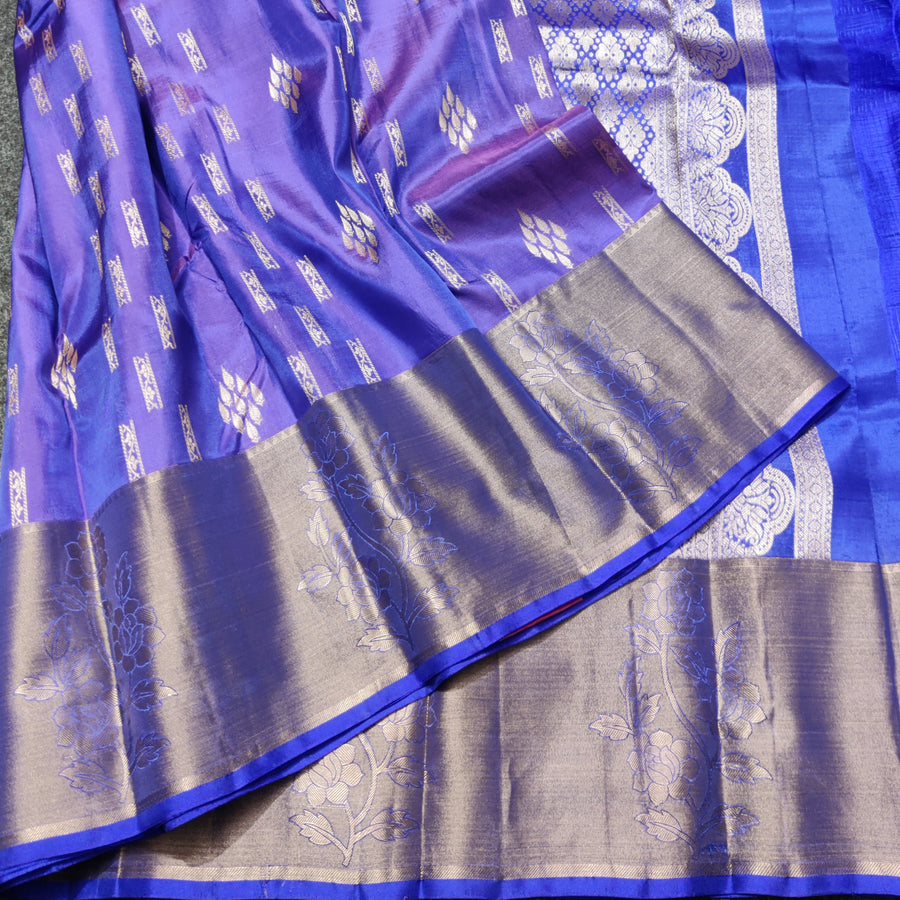 Lightweight pattu Scurt Border Saree - LWP406