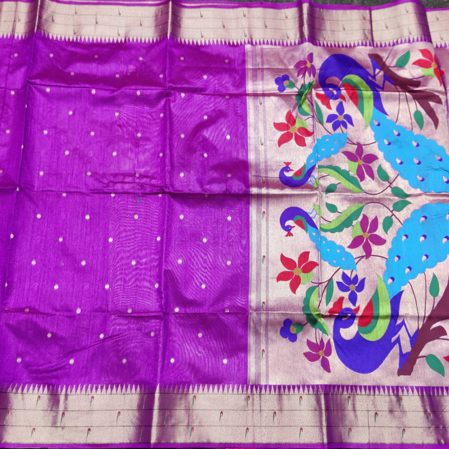 Jute paithani silk sarees - J04