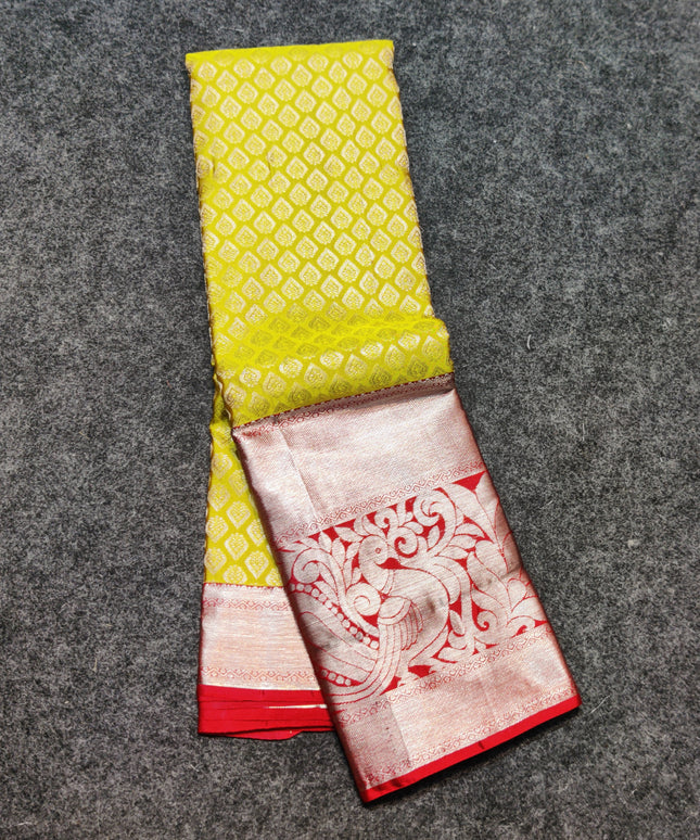 Kanchi pattu half fine Bridal Saree -HF271