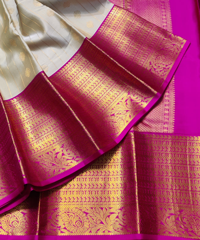 Kanchi Handloom Kuttu Pure Silk Saree - KMP2014