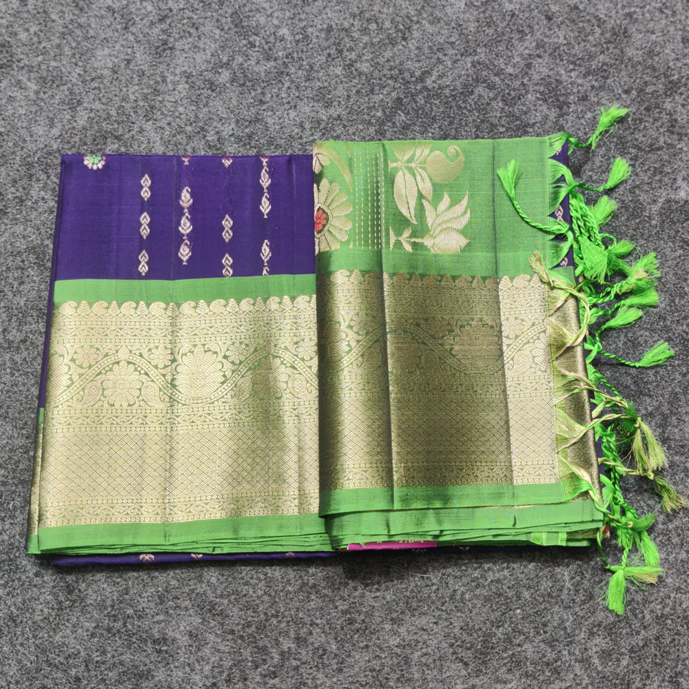Kanchi Meenakari Handloom Lightweight Pure Silk Saree – KMP259