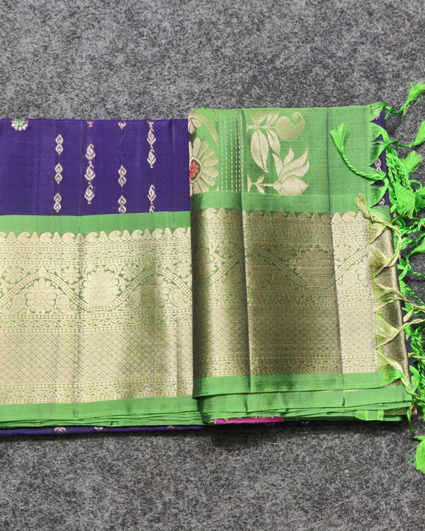 Kanchi Meenakari Handloom Lightweight Pure Silk Saree – KMP259