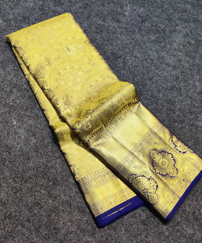 Kanchi Pattu Wedding Sarees @30% Off -KMP963