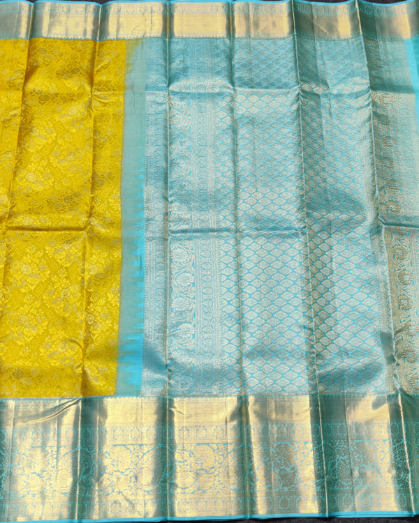 Kanchi Meenakari Brocade Pure handloom Silk Saree - KMP3209 alternate view