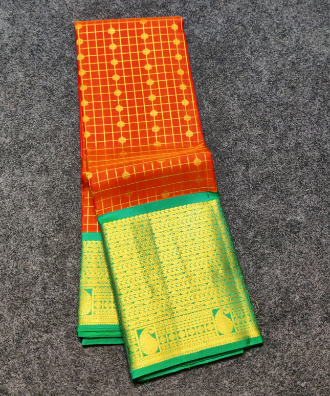 Kanchi Handloom Kuttu Pure Silk Saree - KMP2016