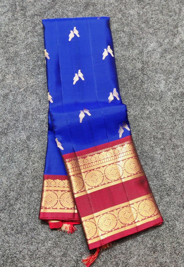 Kanchi Vintage Handloom Pattu Saree - KMP23