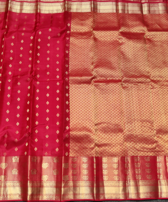 Kanchi pure vintage silk Saree - KMP3009