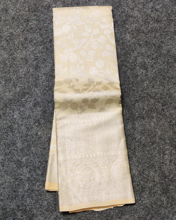 Kanchi Bridal Pure Silk Saree with Brocade Design – KMP231