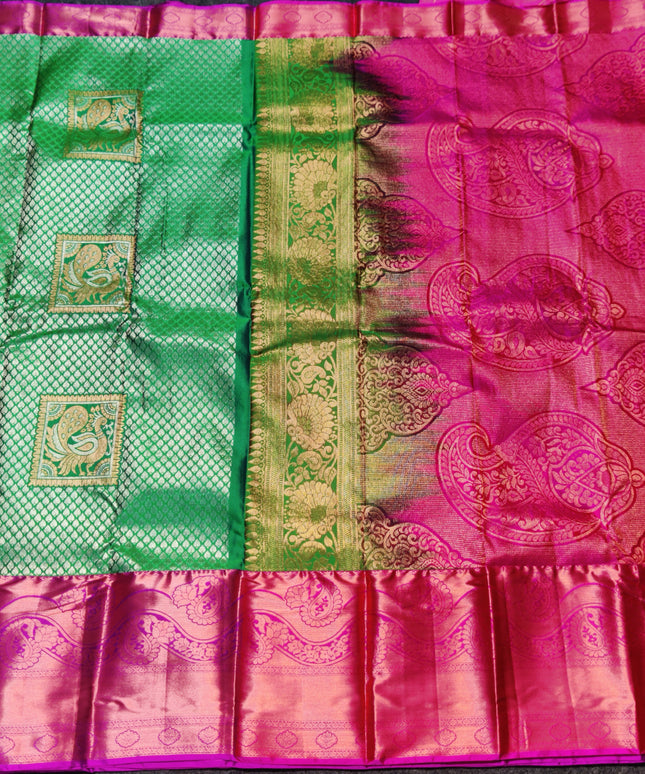 Kanchi pattu Half fine Bridal Saree -HF276