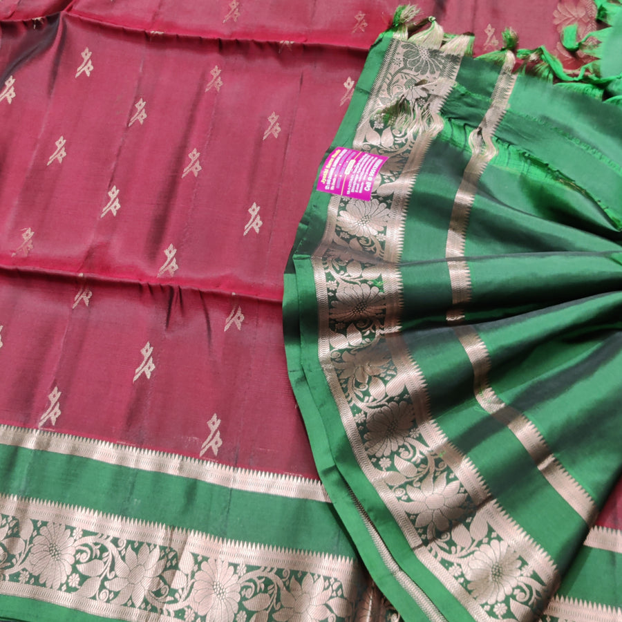 Vintage Lightweight Gap border pattu - LWP262