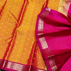 Kanchi pattu small border saree - KMP249