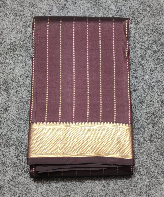 Kanchi pattu small border saree - KMP257