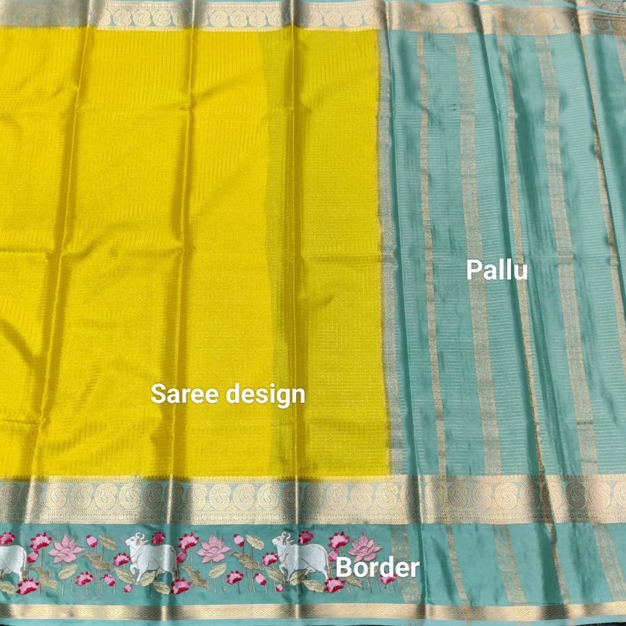 Semi crepe silk saree - SC05