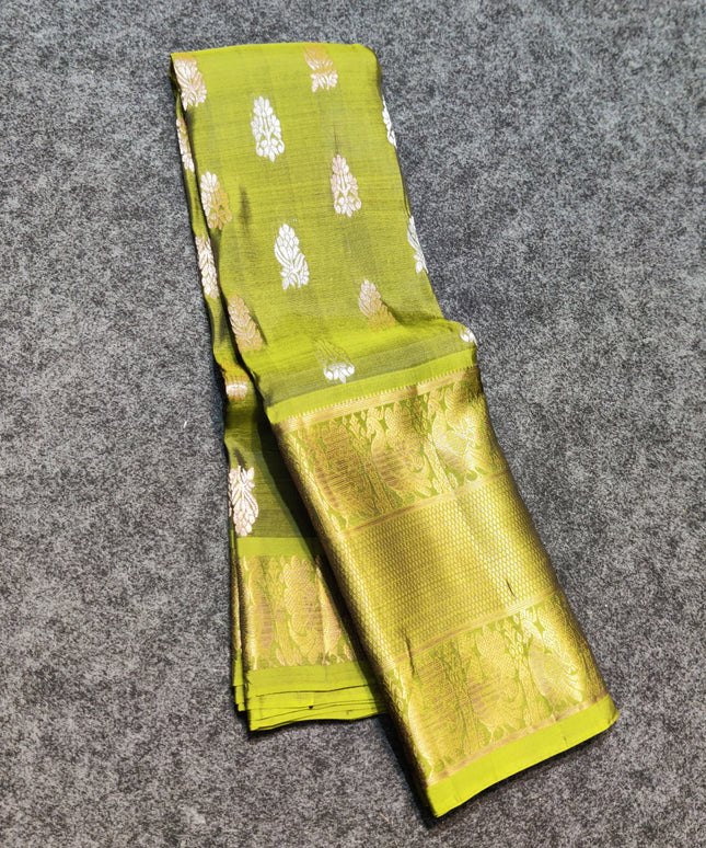 Kanchi Pattu Half Fine saree - HF216