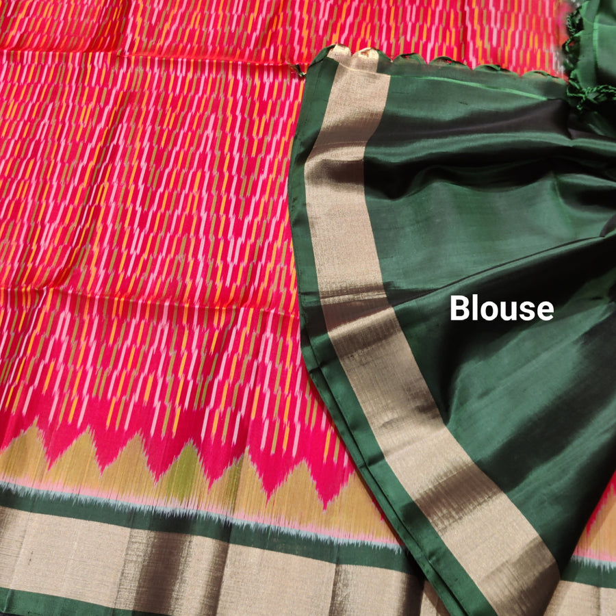 Ikkath Pure handloom silk saree - IKT07
