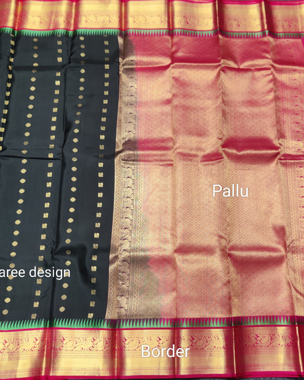 50% off Kanchi kuttu vintage Handloom saree - KMP76 alternate view