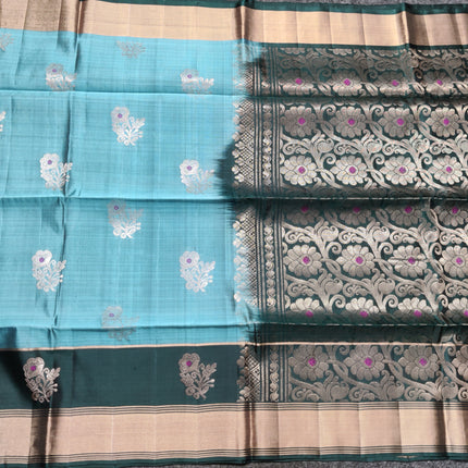 Lightweight pattu Scurt Border Saree - LWP152
