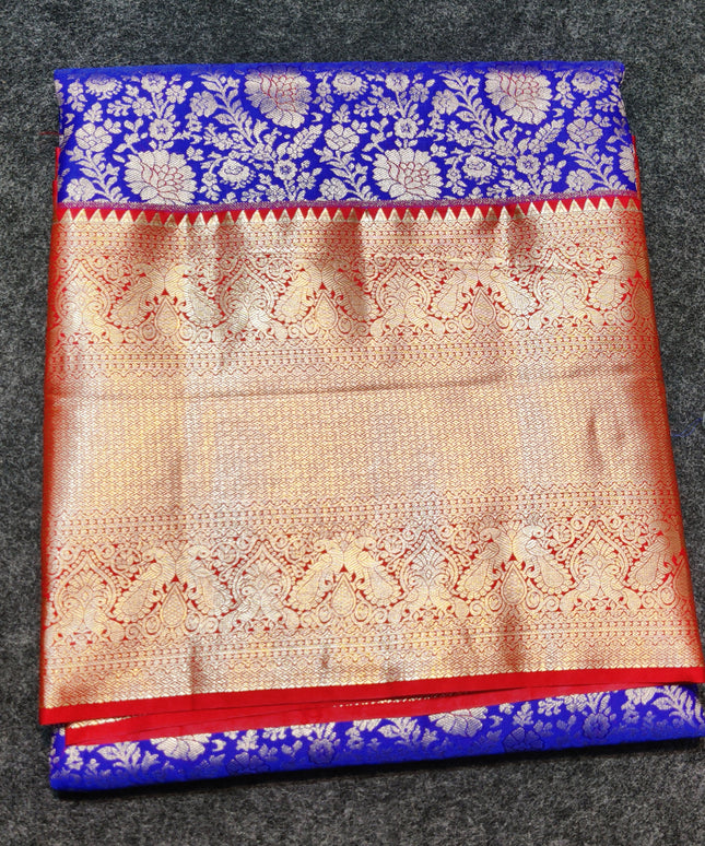Kanchi pattu half fine Bridal Saree -HF260