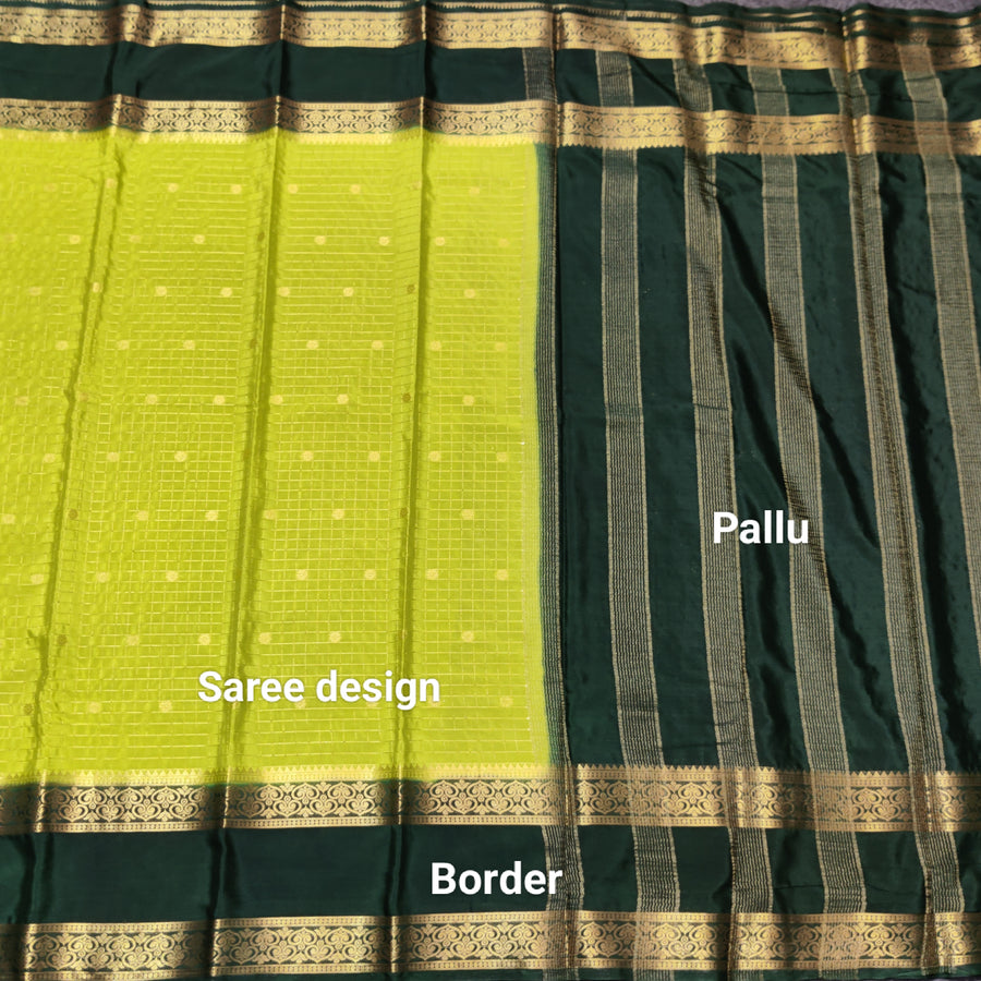 Semi crepe silk saree - SC12