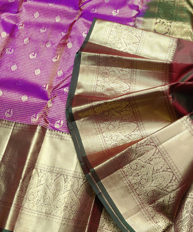Kanchi pure Bridal wear saree @30% Off - KMP08