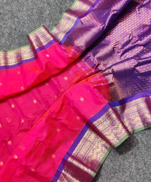 Gadwal Sico Silk Saree - GS154